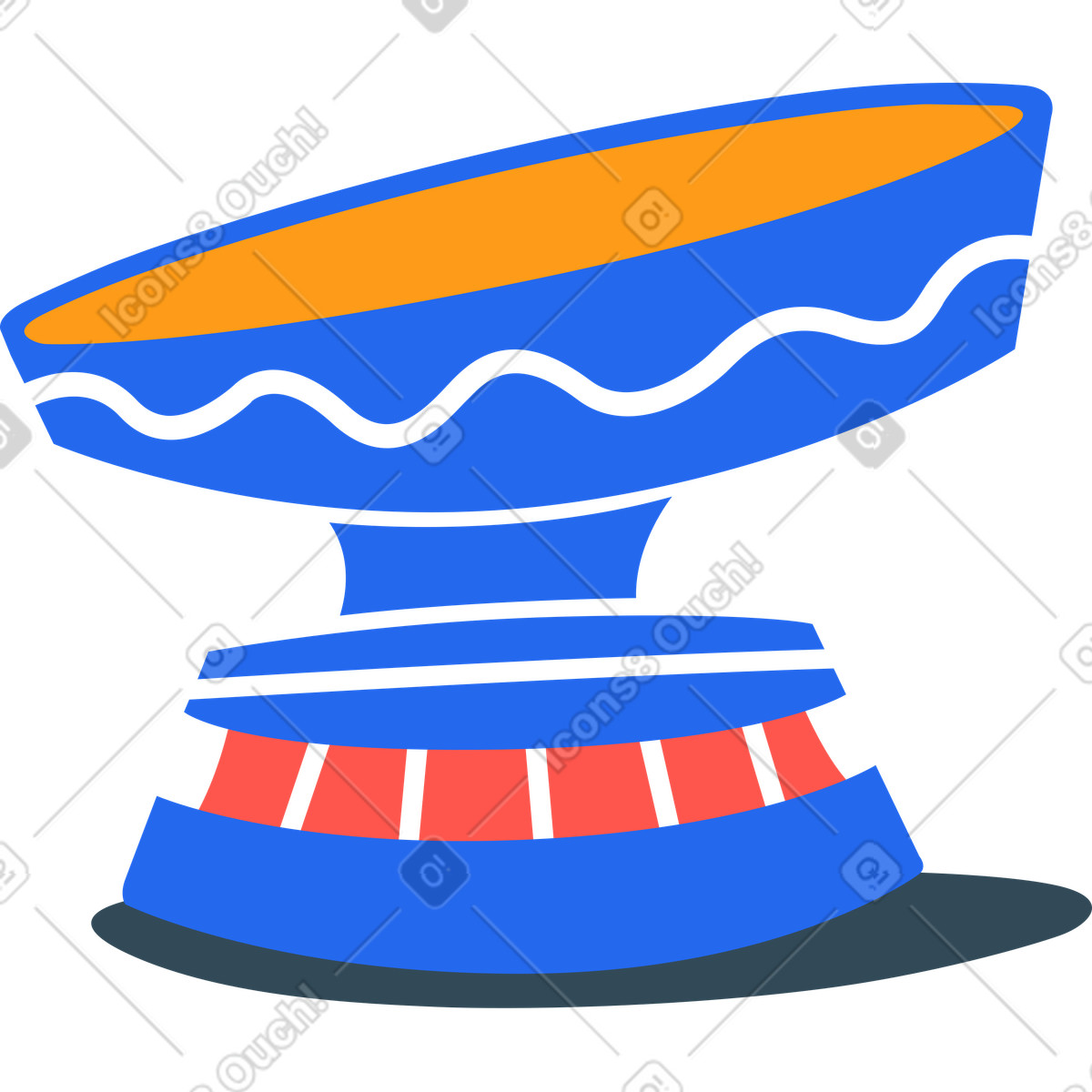 Illustration Stand d'oeufs dans le style Kingdom à télécharger aux formats PNG, SVG