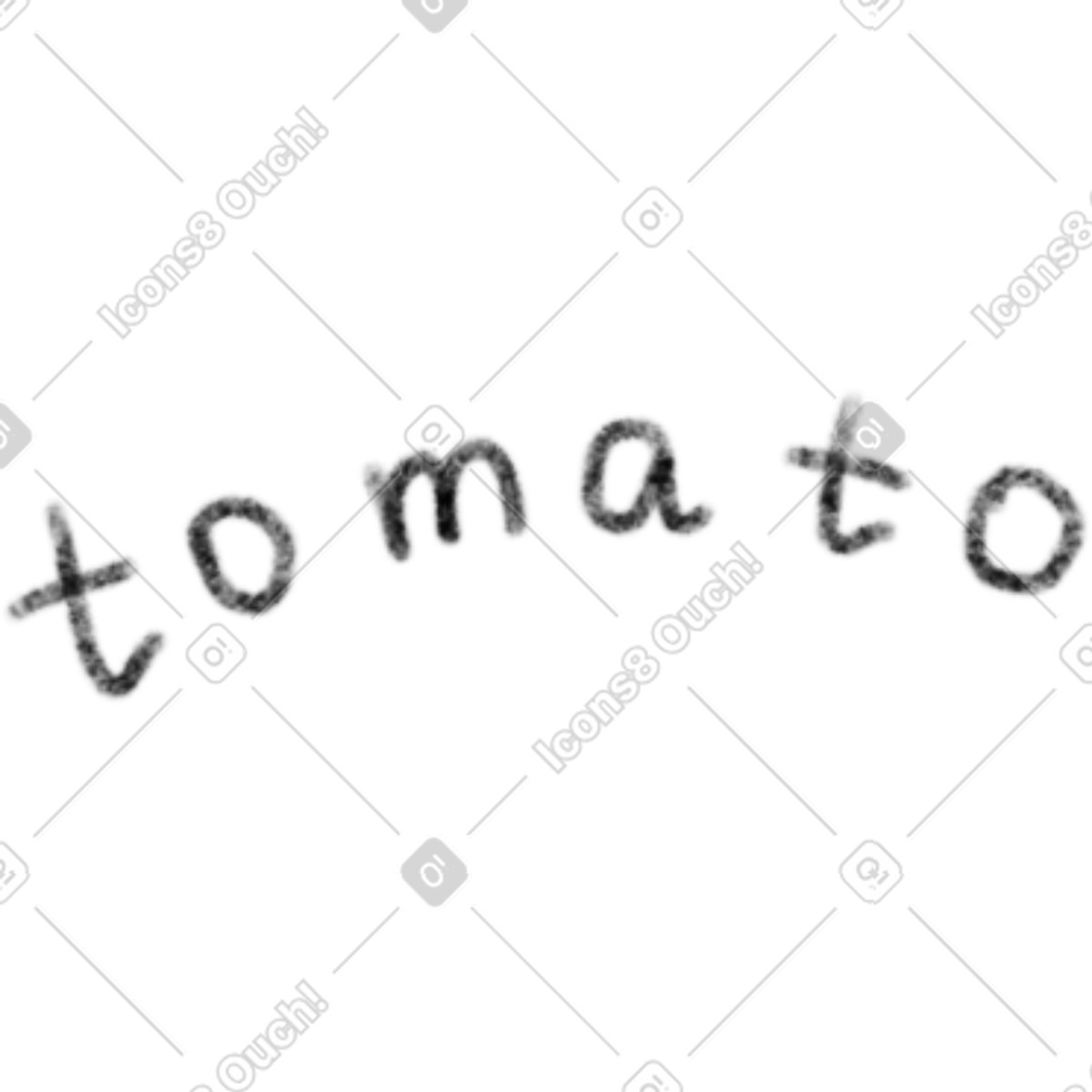 Toscana 스타일의 Tomato lettering 일러스트레이션 PNG, SVG 다운로드