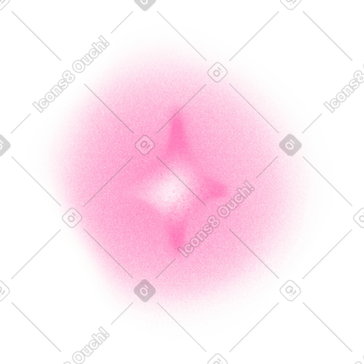 Ilustración Small shining pink star en estilo Doodle a descargar en PNG y SVG