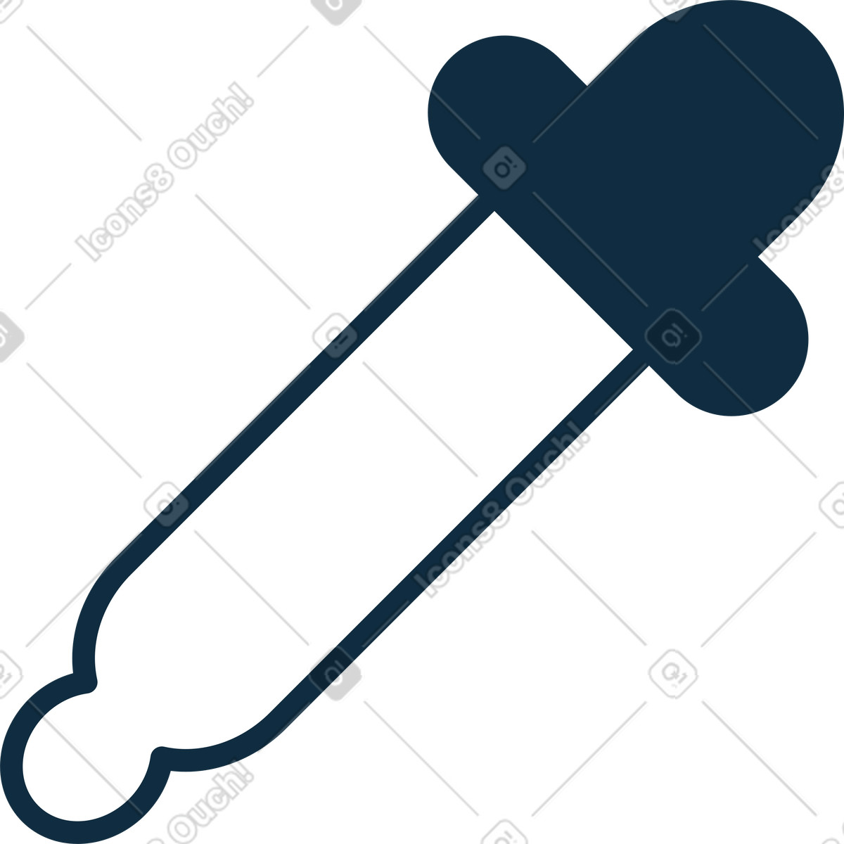 Pipette-Illustration im Bubble gum-Stil als Download in PNG, SVG