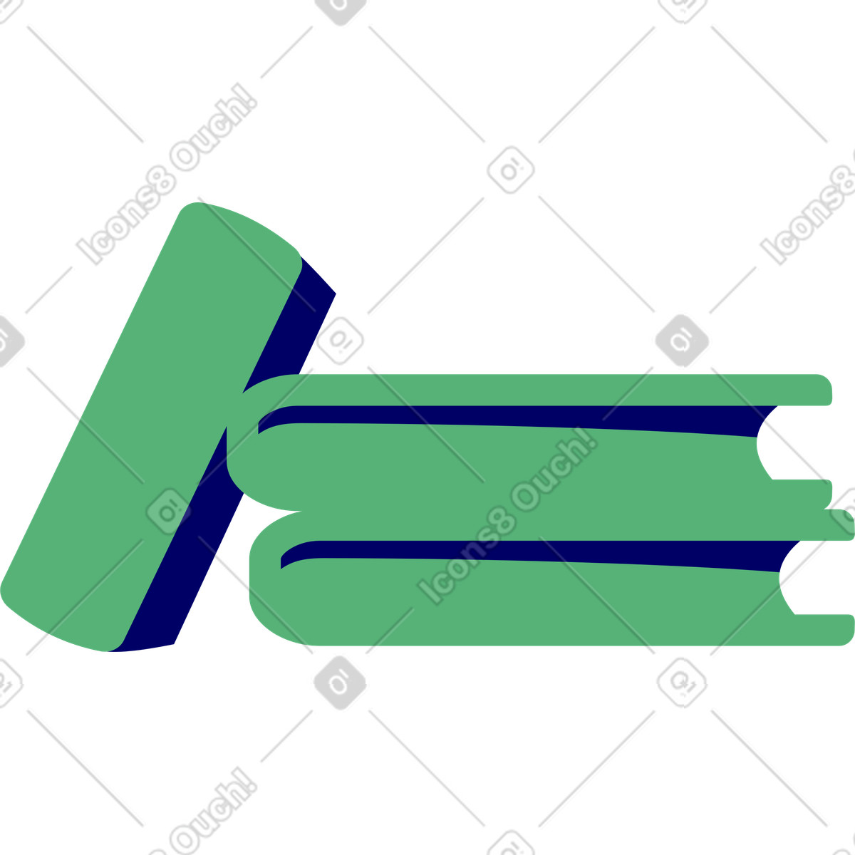 Ilustración Libros en estante estilo Lounge a descargar PNG y SVG