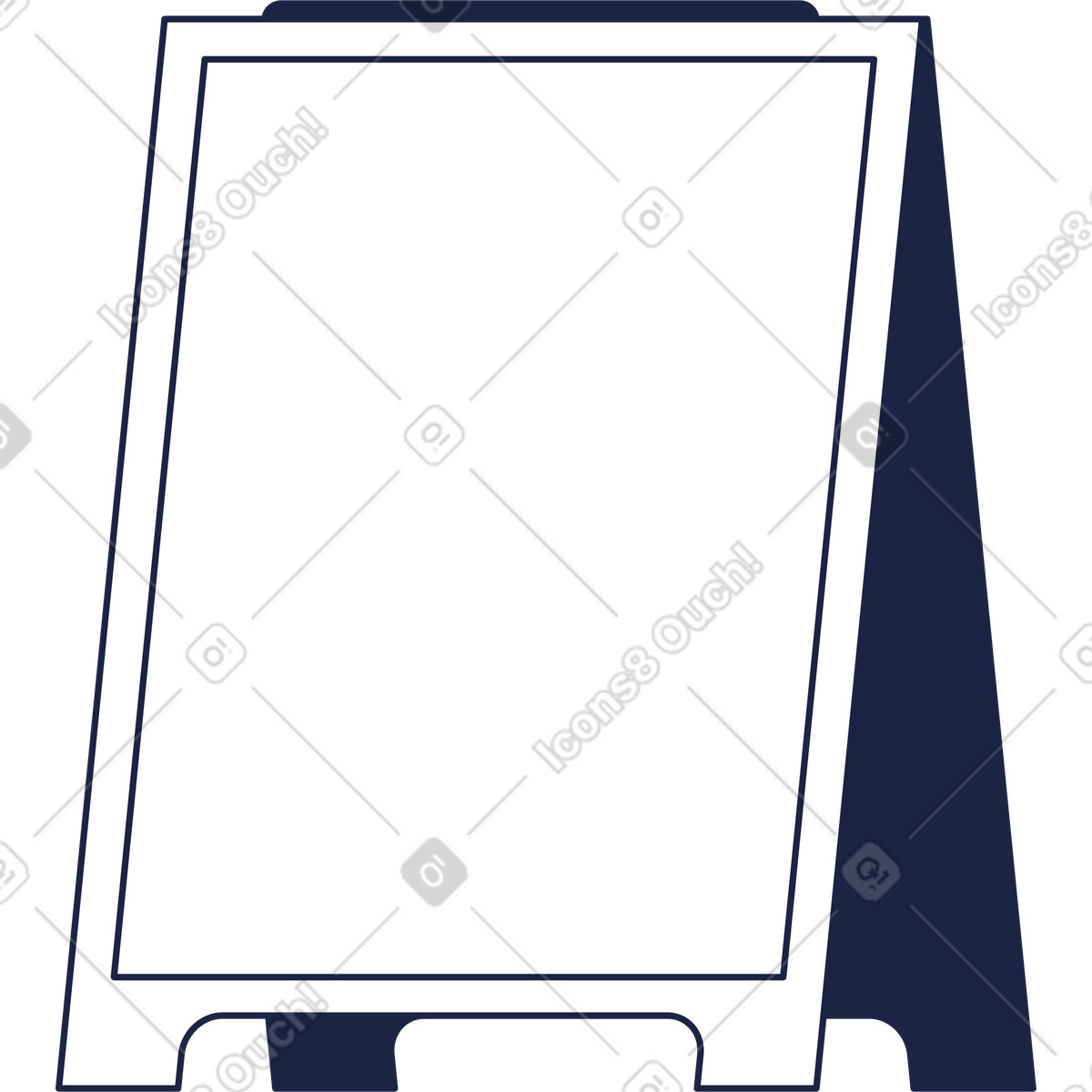 Illustration Supporter dans le style Urban Line à télécharger aux formats PNG, SVG