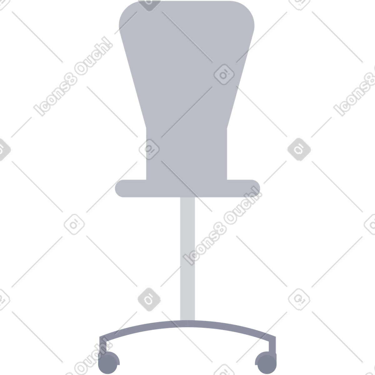 下载 Urban 风格的 办公椅 插画，支持 PNG、SVG 格式