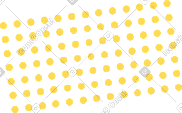 Yellow dots PNG, SVG