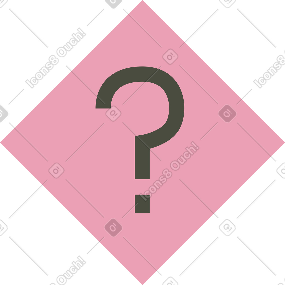Fragezeichen-symbol-Illustration im Vector-Stil als Download in PNG, SVG