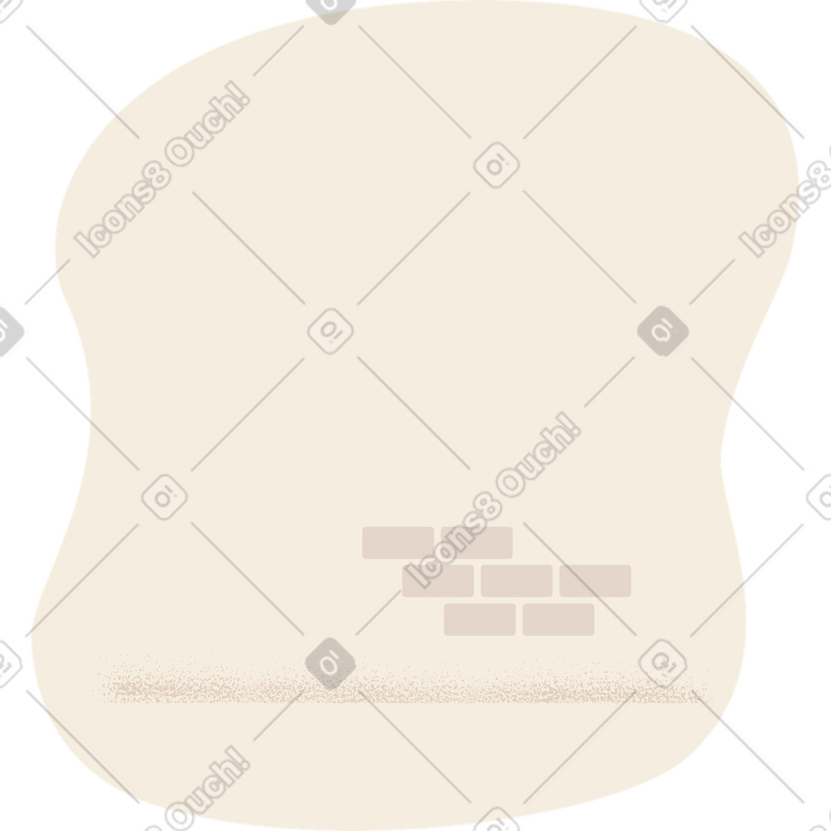 Wall illustration in Pale style download in PNG, SVG
