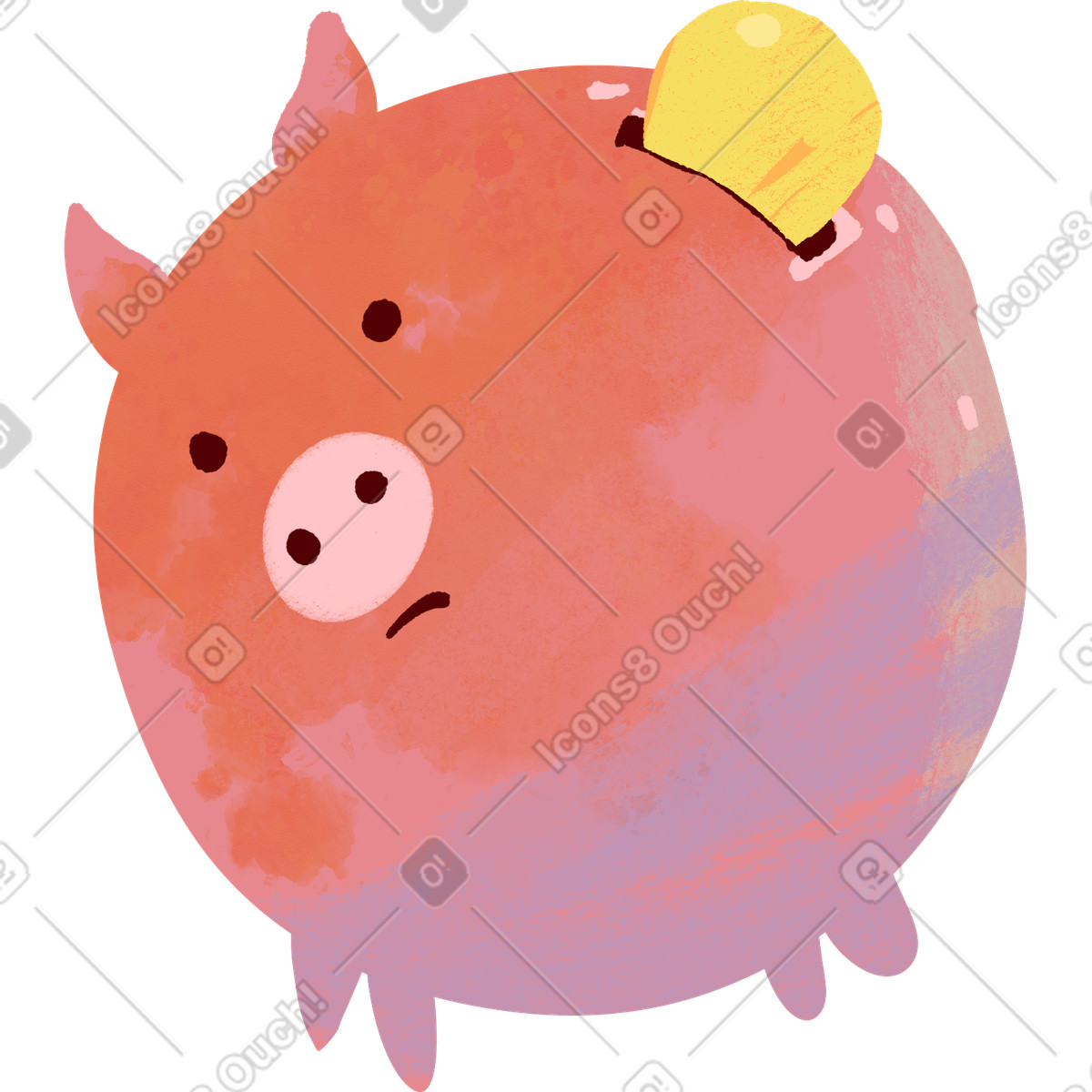 Ilustración Banco en estilo Fabulous a descargar en PNG y SVG