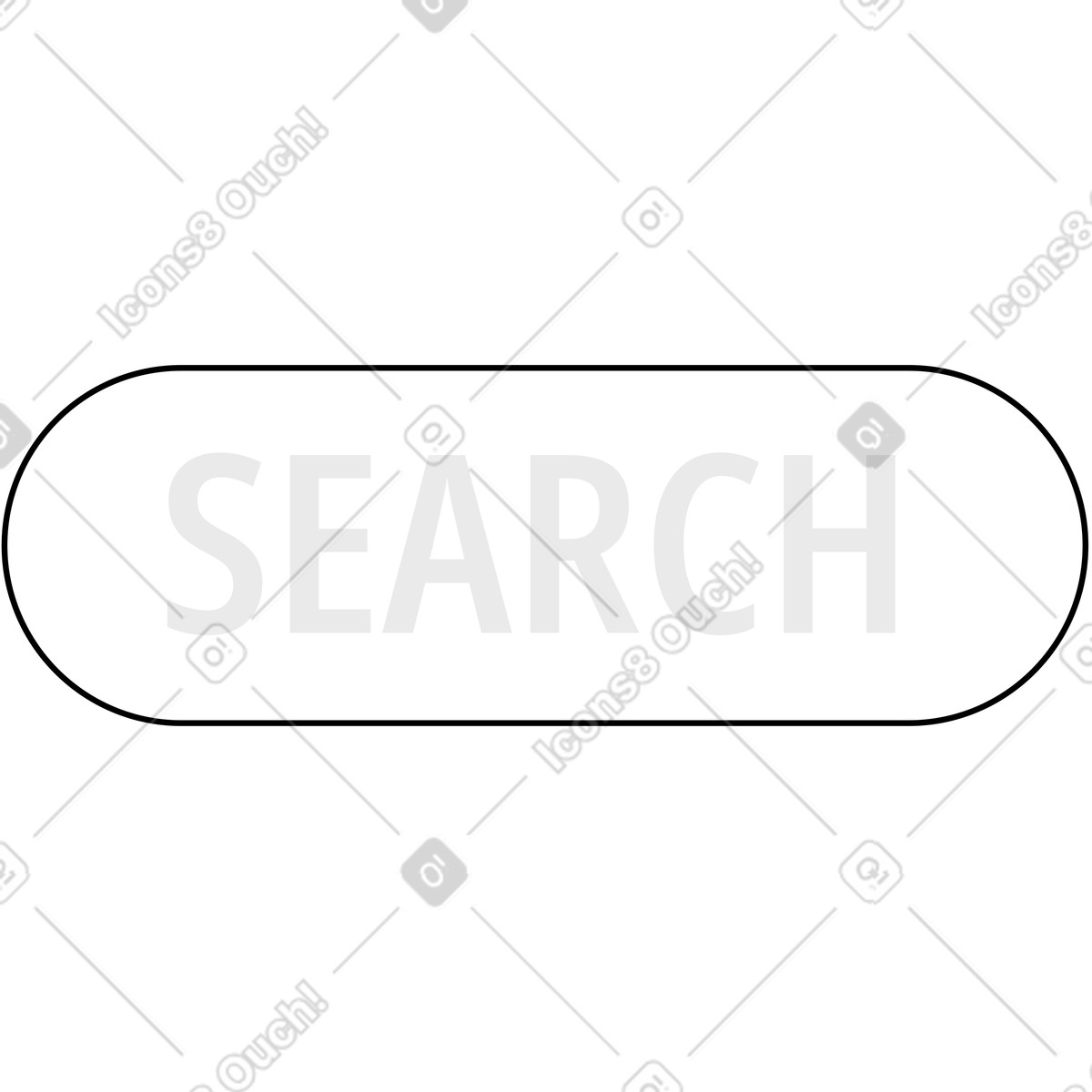 Search button illustration in Tiny style download in PNG, SVG