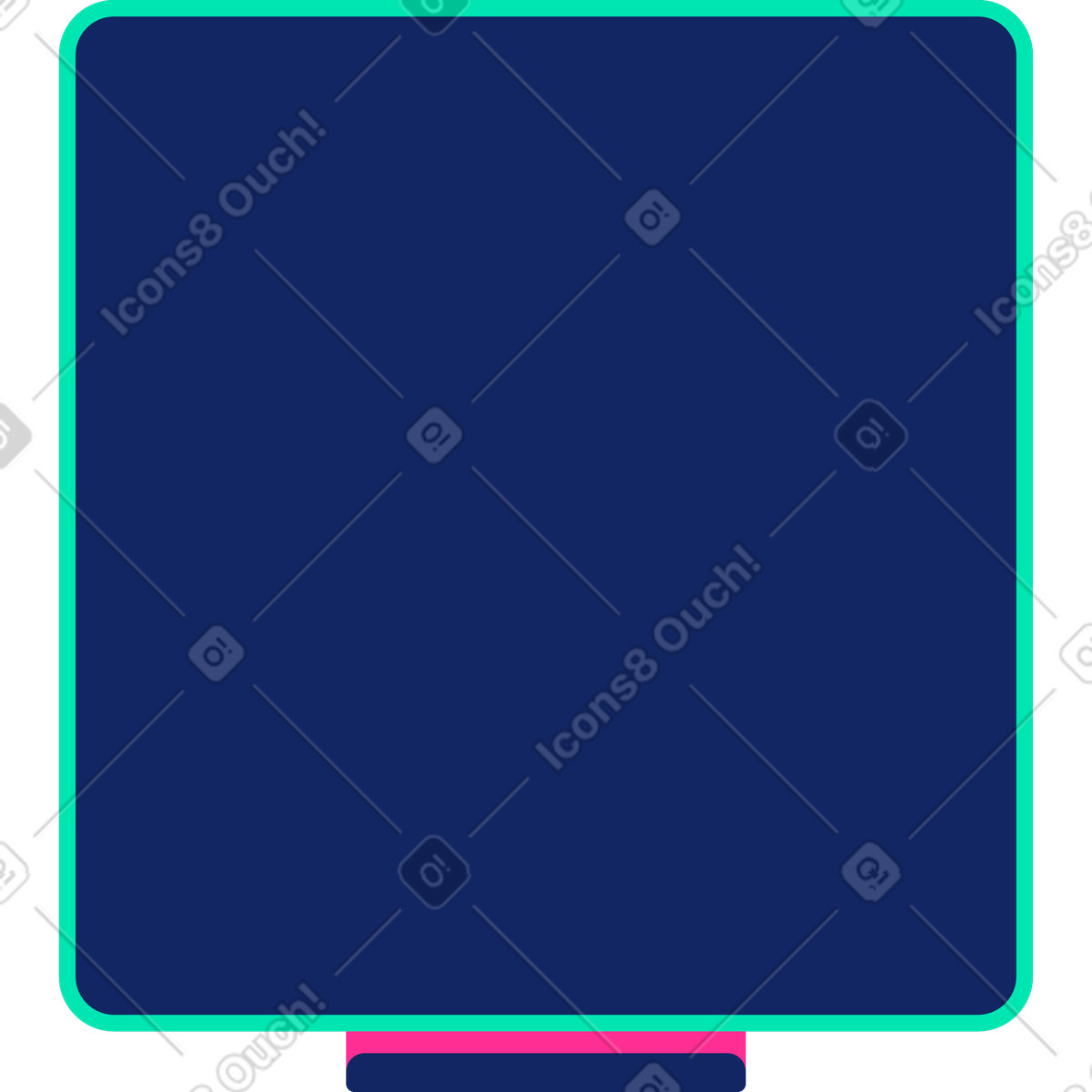 Board illustration in Cyborg style download in PNG, SVG