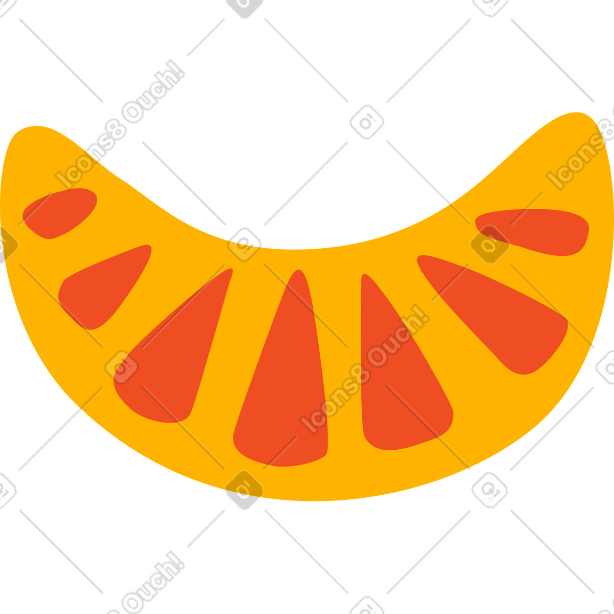 下载 Flame 风格的 橙子 插画，支持 PNG、SVG 格式