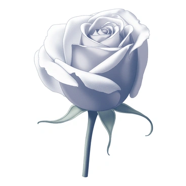 A close-up view of a wilted rose. The petals are drooping gracefully, showing signs of age and softness. The texture of the petals appears delicate and wrinkled, with some edges curling inward. The stem is visible, thin and slightly bent, with a few green leaves that are starting to wilt. The background is blurred, highlighting the details of the rose and creating a sense of intimacy with the flower.