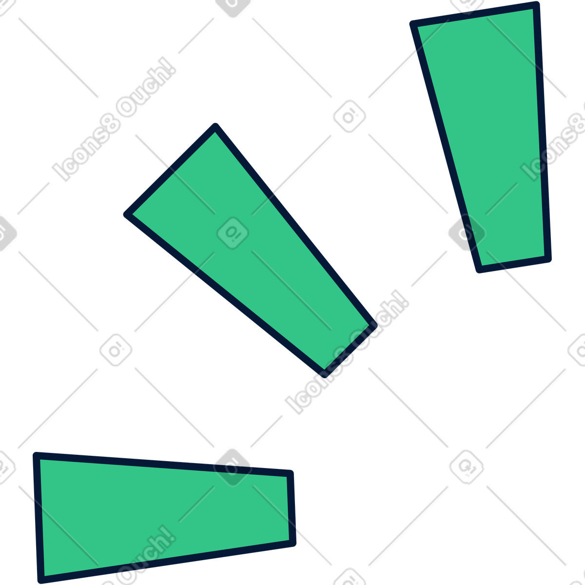Three lines illustration in Neat style download in PNG, SVG