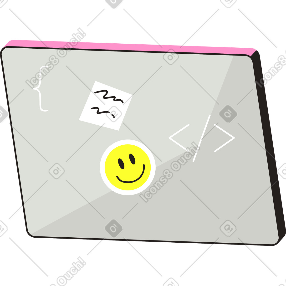 Like スタイルの ラップトップ のイラストをPNG、SVG形式でダウンロード