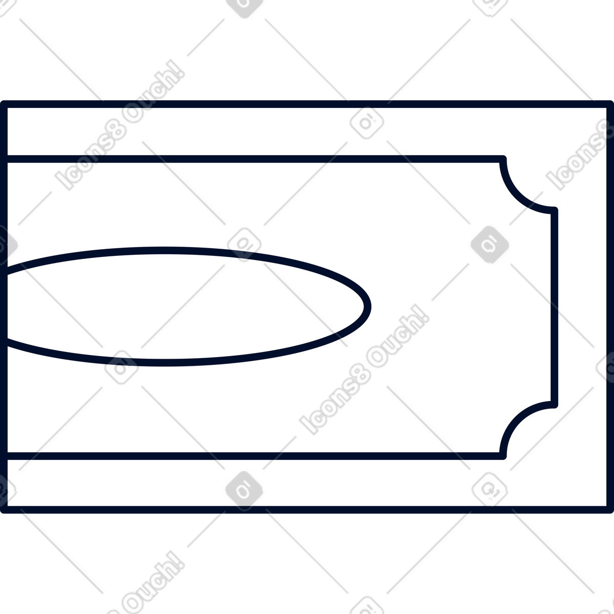 Cash part illustration clipart for your projects in vector graphics