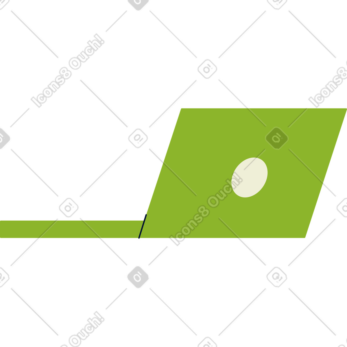 Laptop illustration in PNG, SVG