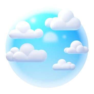 Cloud formations in the sky that resemble a choral arrangement