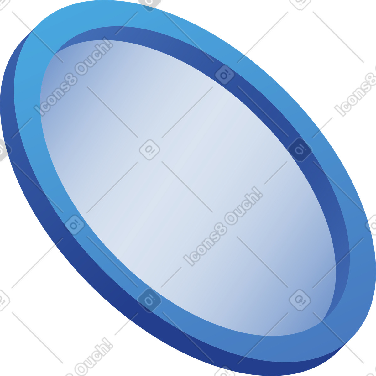 Ring with glass illustration in Quantum style download in PNG, SVG