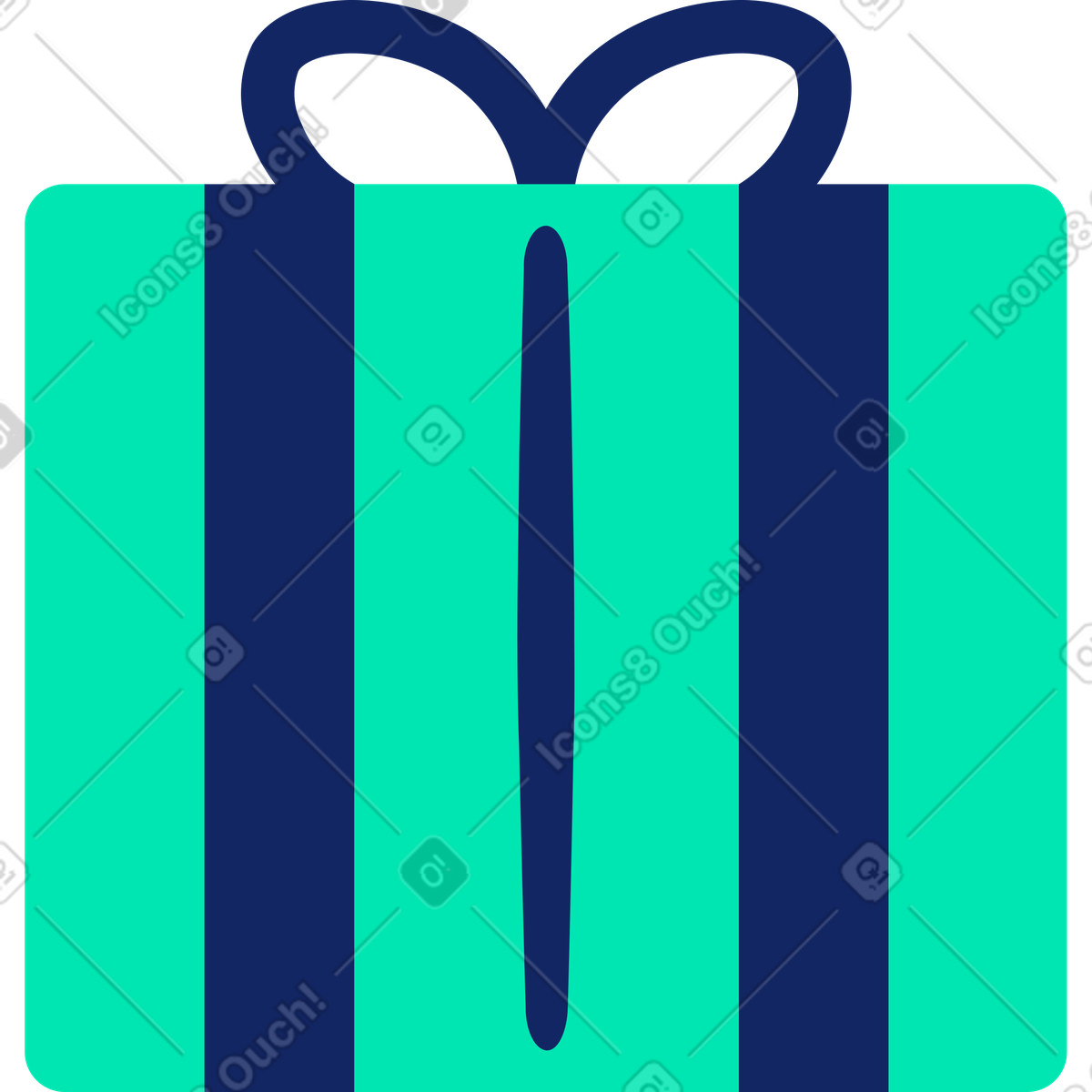 Gift-Illustration im Cyborg-Stil als Download in PNG, SVG