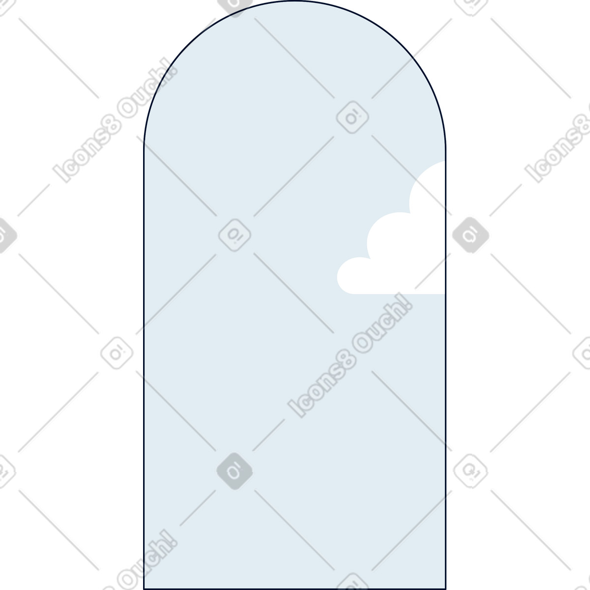 Teal スタイルの 雲の背景 のイラストをPNG、SVG形式でダウンロード