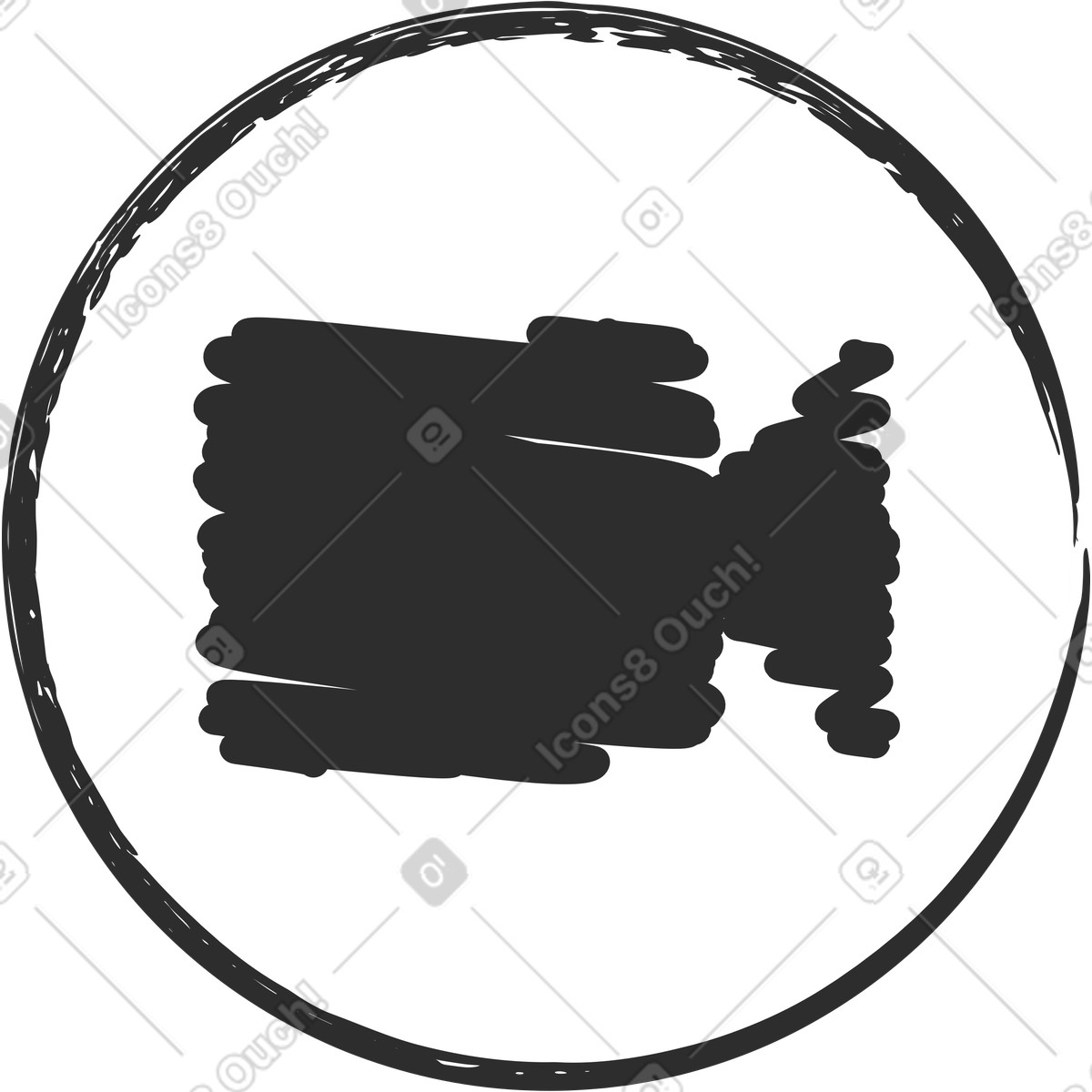 Illustration Online meeting icon dans le style Graphite à télécharger aux formats PNG, SVG