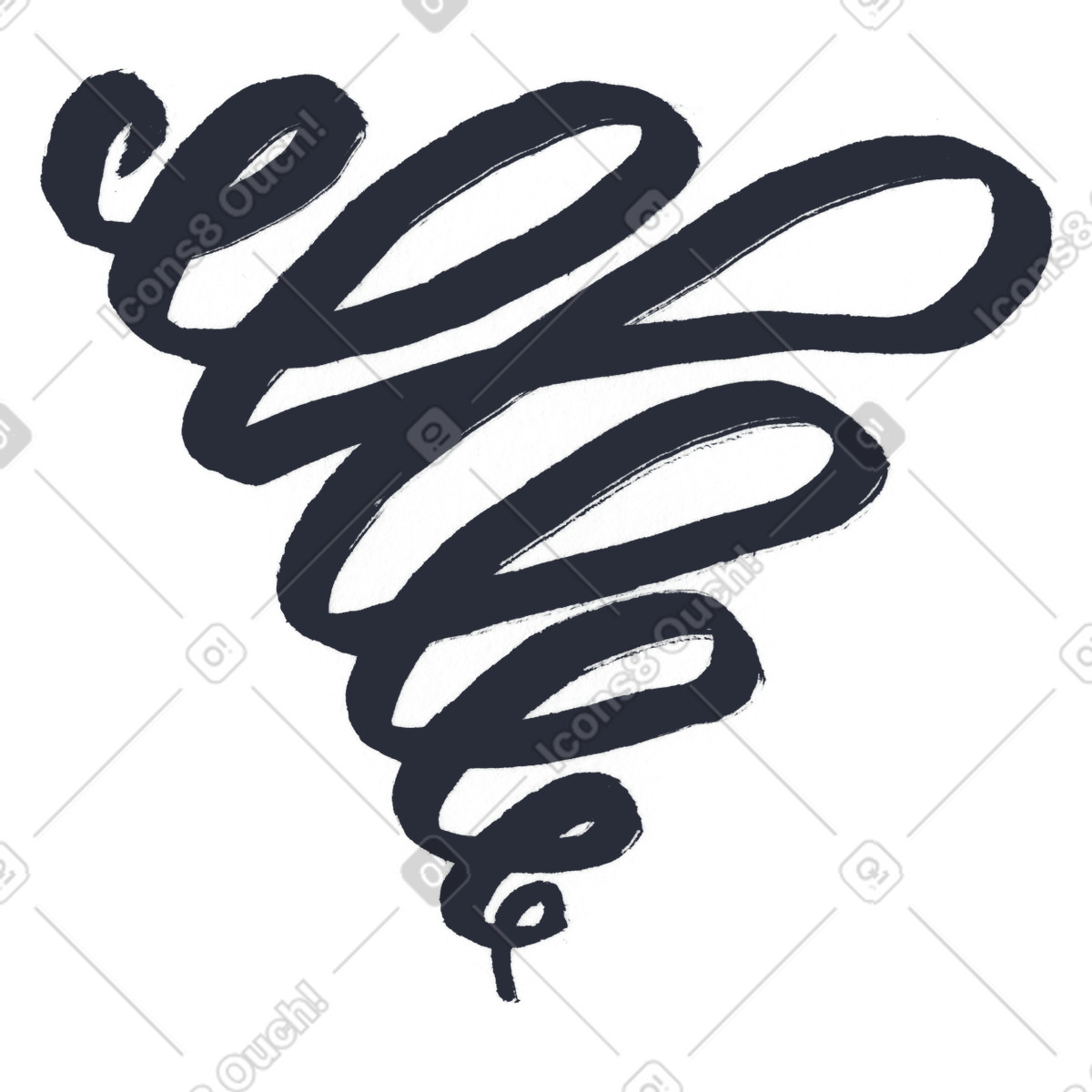 Individuare illustrazione in stile Inky scarica in PNG, SVG