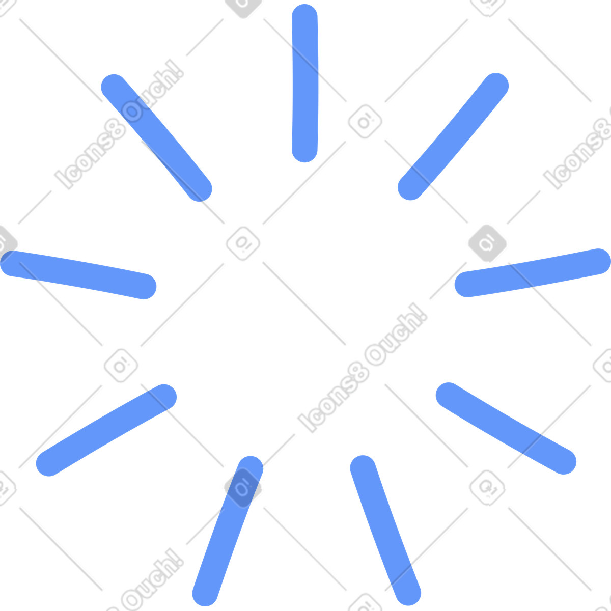 Ilustración Cargando spinner en estilo Plain a descargar en PNG y SVG