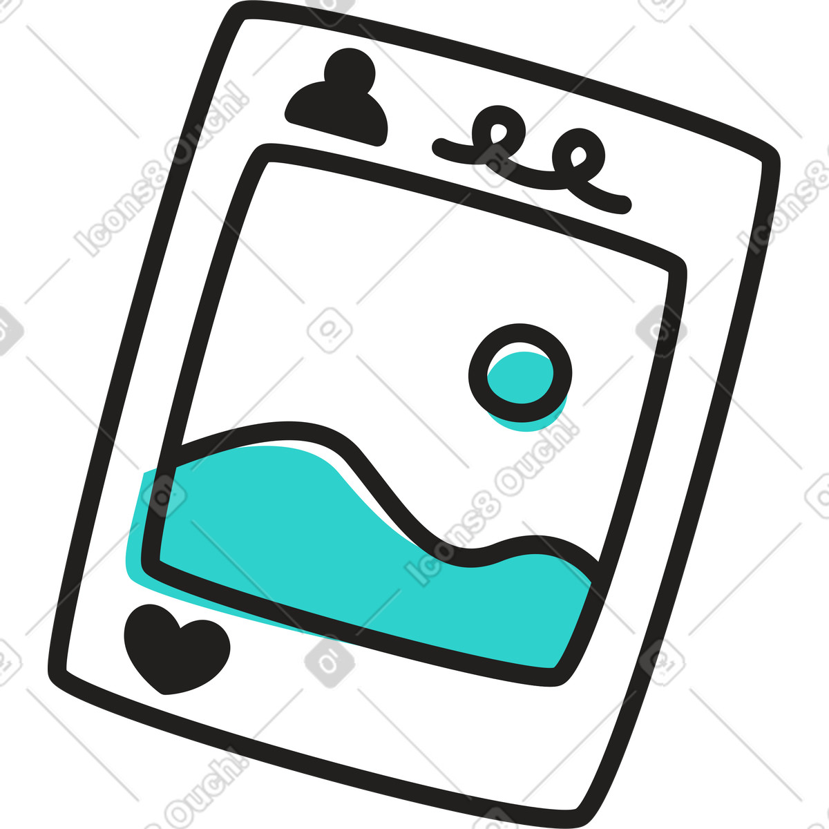 Post sui social media illustrazione in stile Little scarica in PNG, SVG