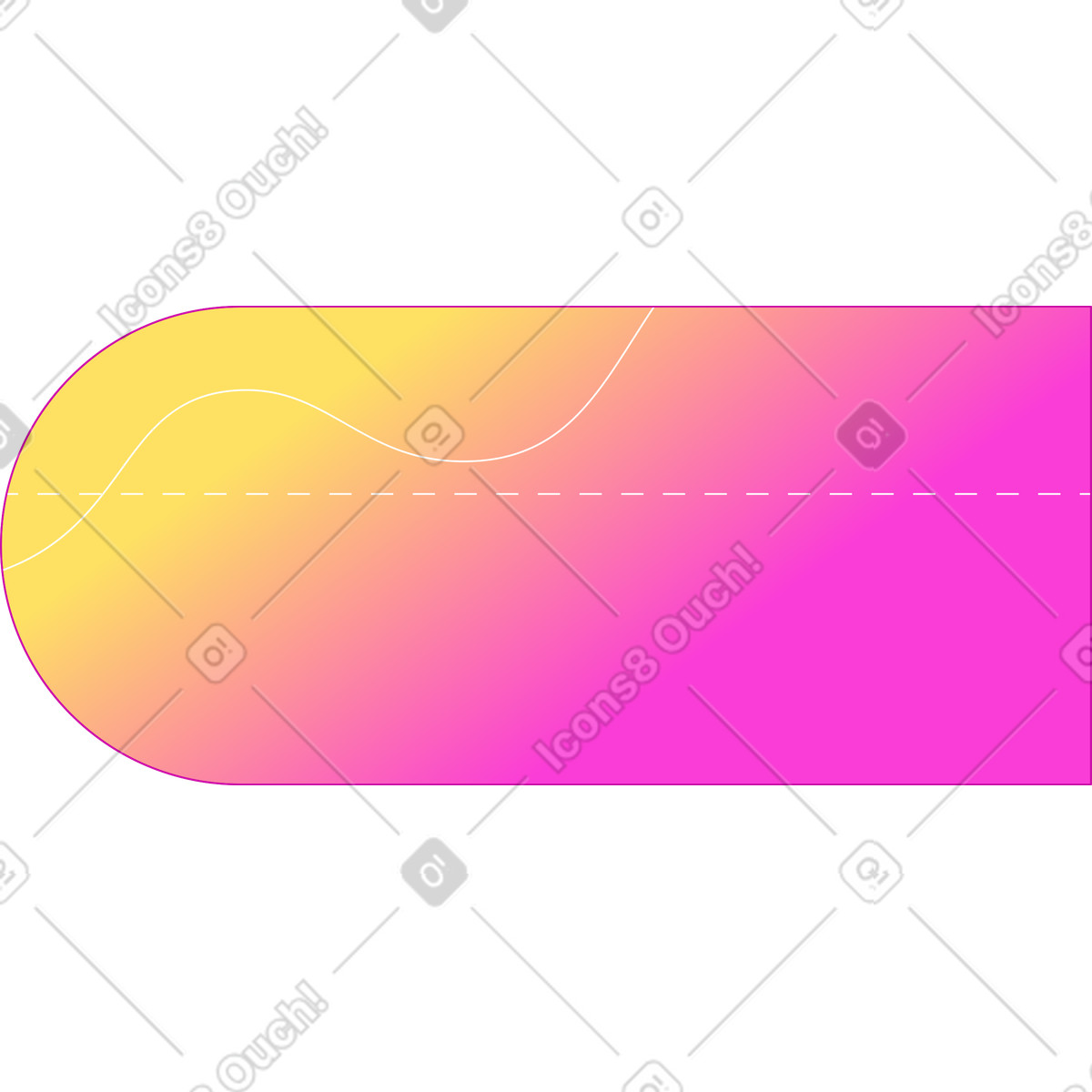 Background pink and yellow illustration in Rainbow style download in PNG, SVG