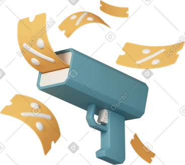 Floating coupons PNG, SVG