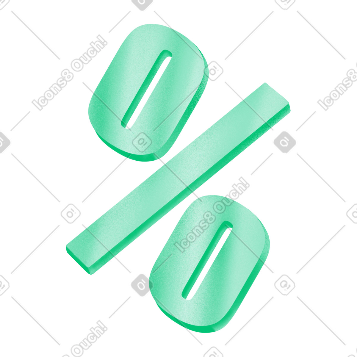 Percentage illustration in PNG, SVG