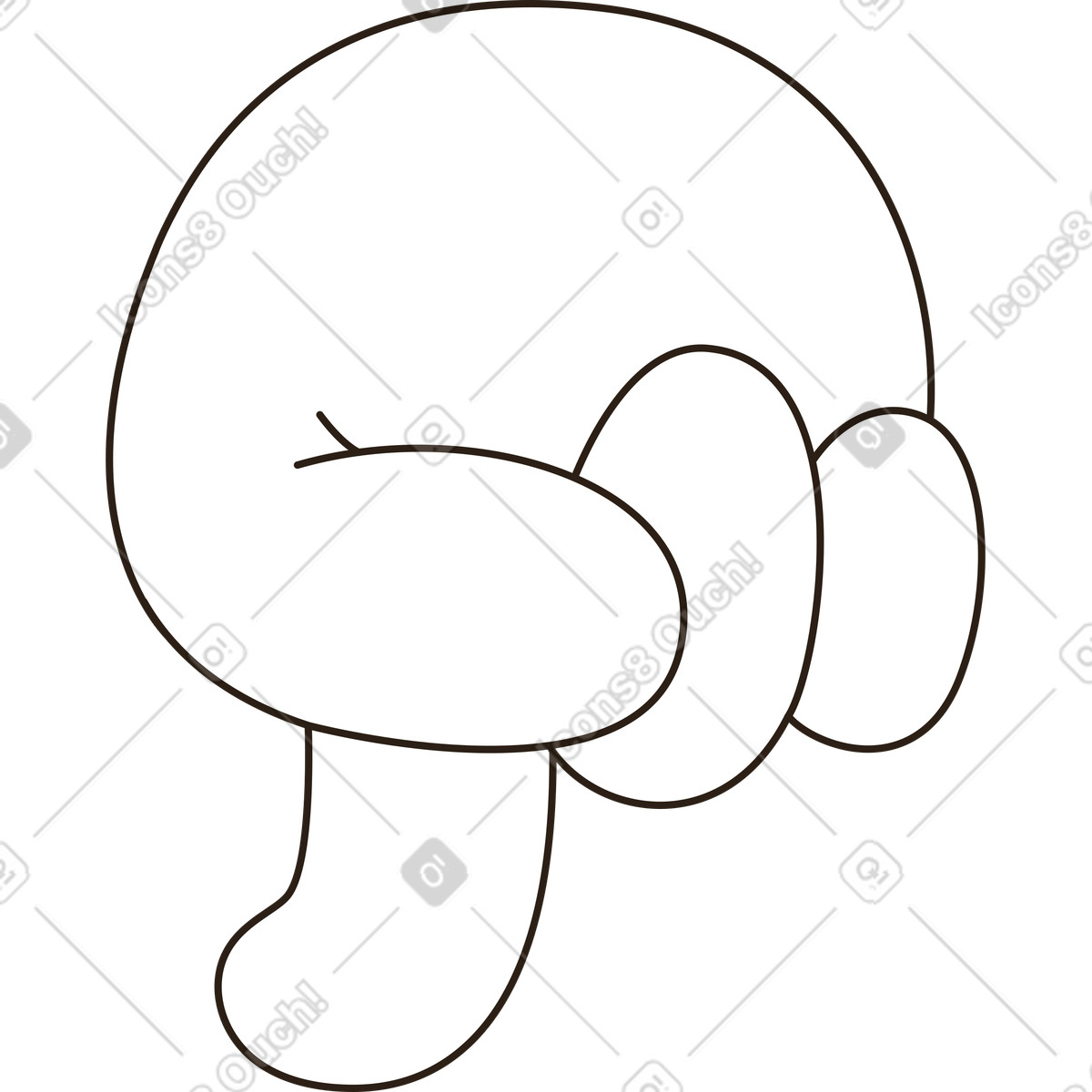 Illustration Main dans le style Plain à télécharger aux formats PNG, SVG