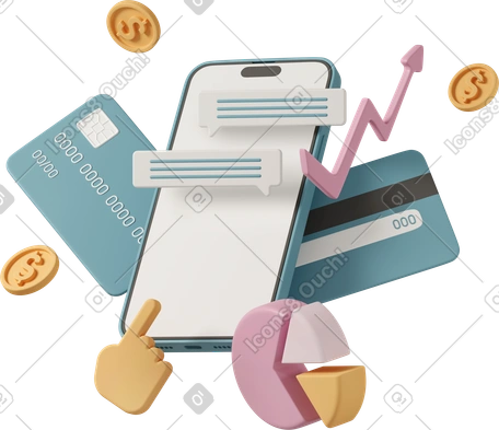 ビジネス Casual life スタイルの 3D business account のイラストをPNG、SVG形式でダウンロード
