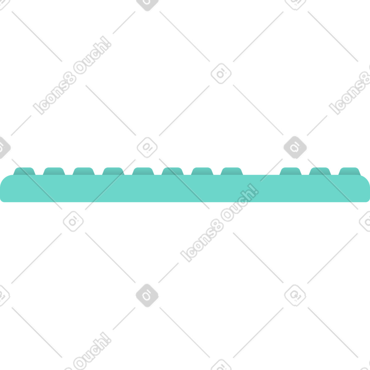 Computer keyboard illustration in Office style download in PNG, SVG