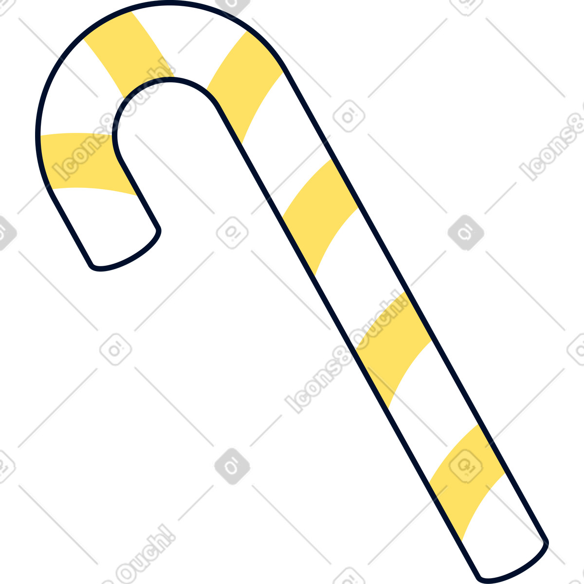 Illustration Sucre d'orge dans le style Teal à télécharger aux formats PNG, SVG