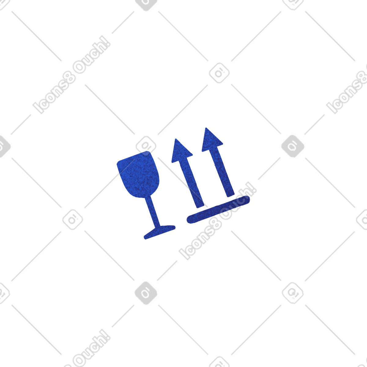 Sign moving set caution glass-Illustration im Willowy-Stil als Download in PNG, SVG