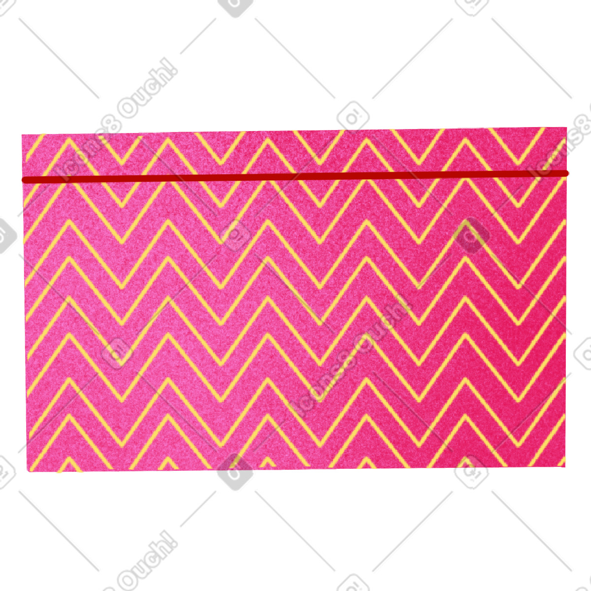 Ilustración Pink gift box in yellow pattern en estilo Willowy a descargar en PNG y SVG