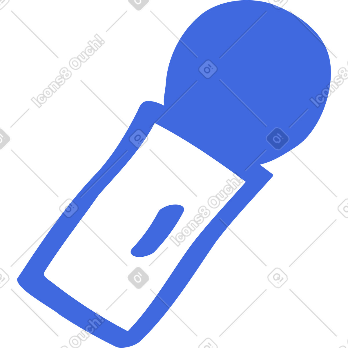 Иллюстрация Microphone clean communication symbol used for voice chat and conferencing в стиле Ballpoint Pen — скачать в форматах PNG, SVG