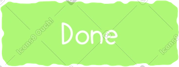 Done button PNG, SVG