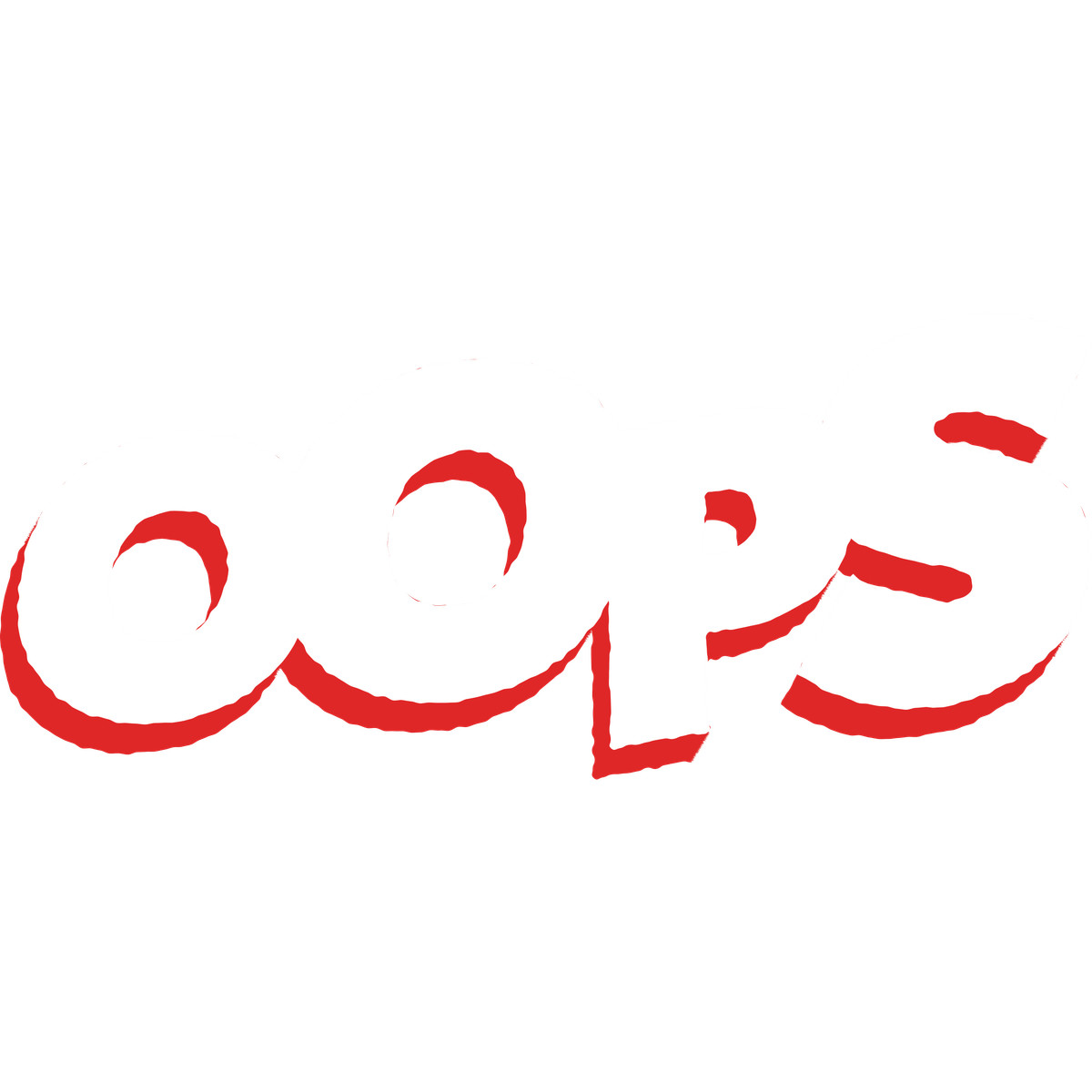 Oops-Illustration im Cherry-Stil als Download in PNG, SVG
