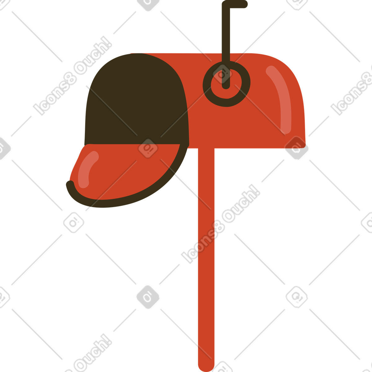 Arabica 스타일의 우편함 일러스트레이션 PNG, SVG 다운로드