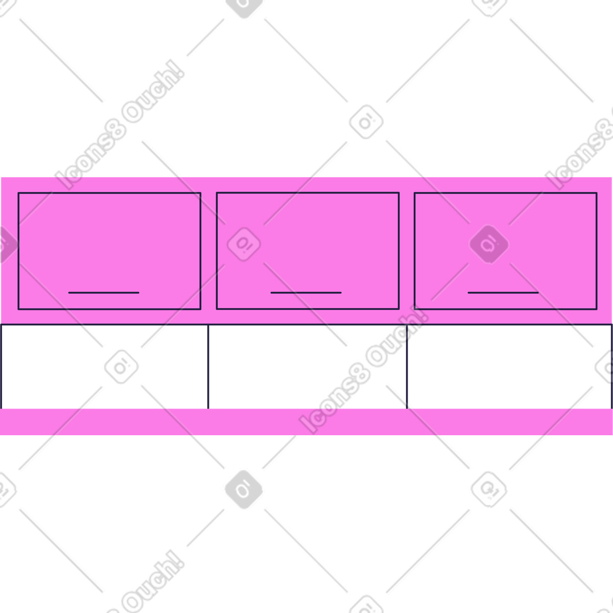 Illustration Étagères dans le style Mellow à télécharger aux formats PNG, SVG
