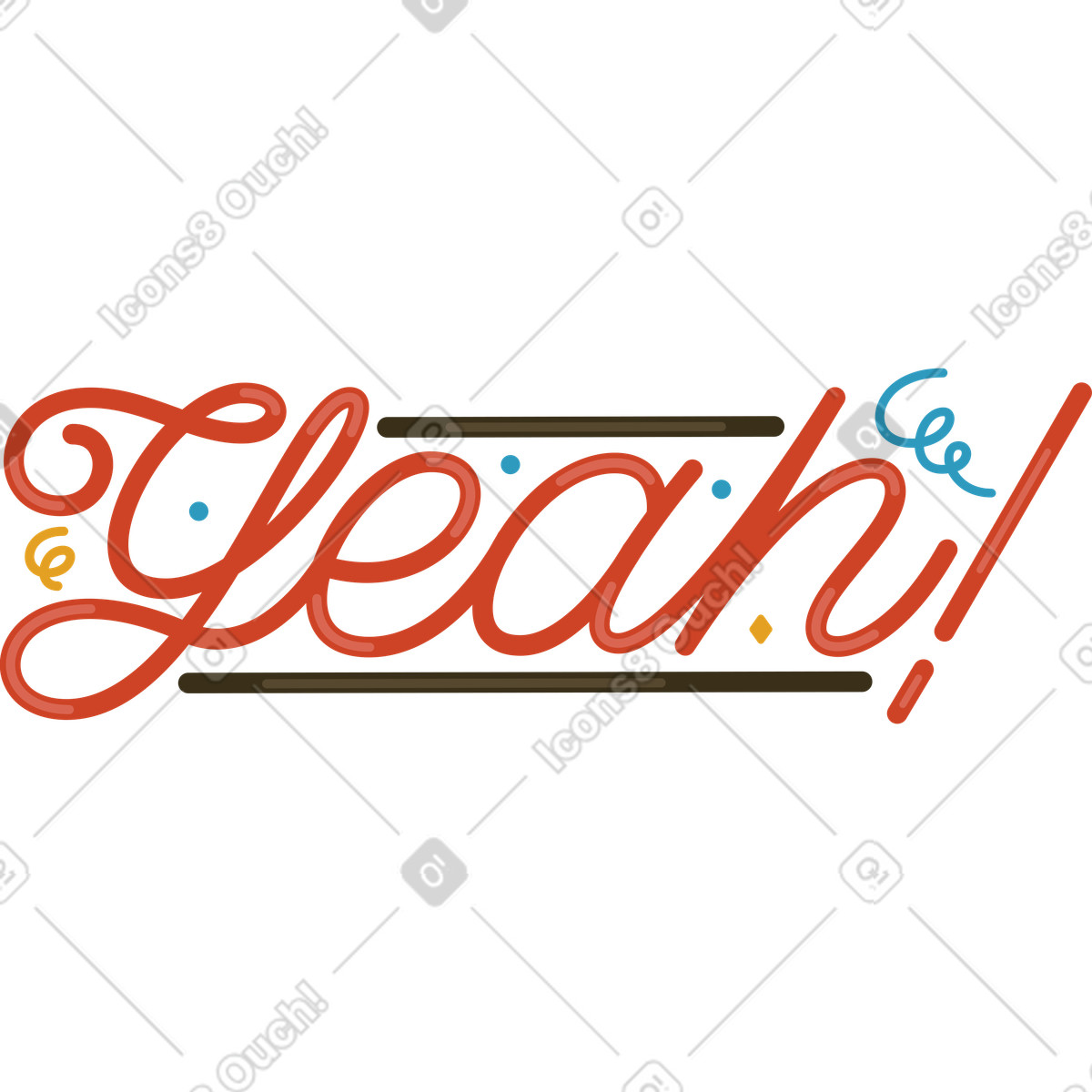 Si illustrazione in stile Arabica scarica in PNG, SVG