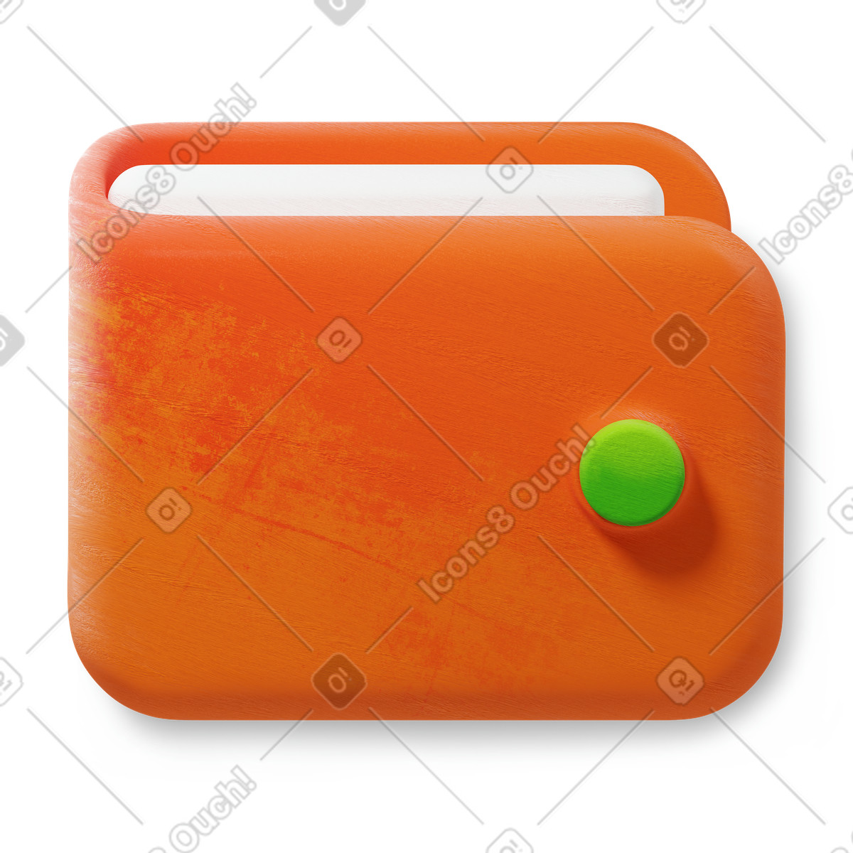 下载 3D Microsoft Fluent illustration 风格的 Wallet icon representing personal finance budgeting and money management concept 插画，支持 PNG、SVG 格式