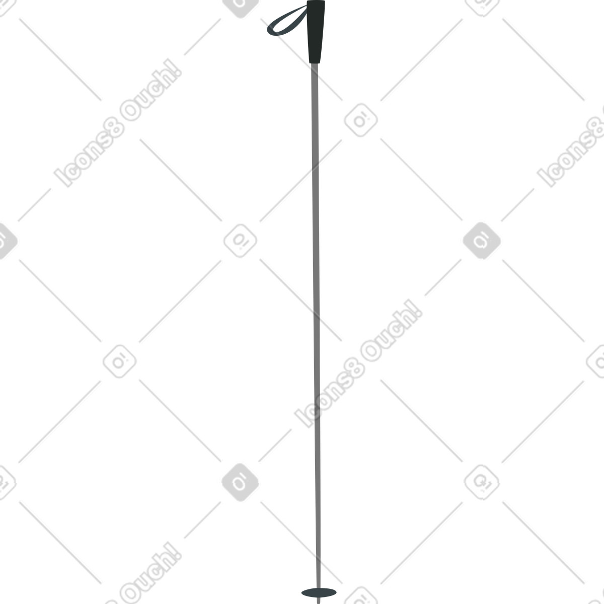 Illustration Domaine skiable dans le style Lagom à télécharger aux formats PNG, SVG
