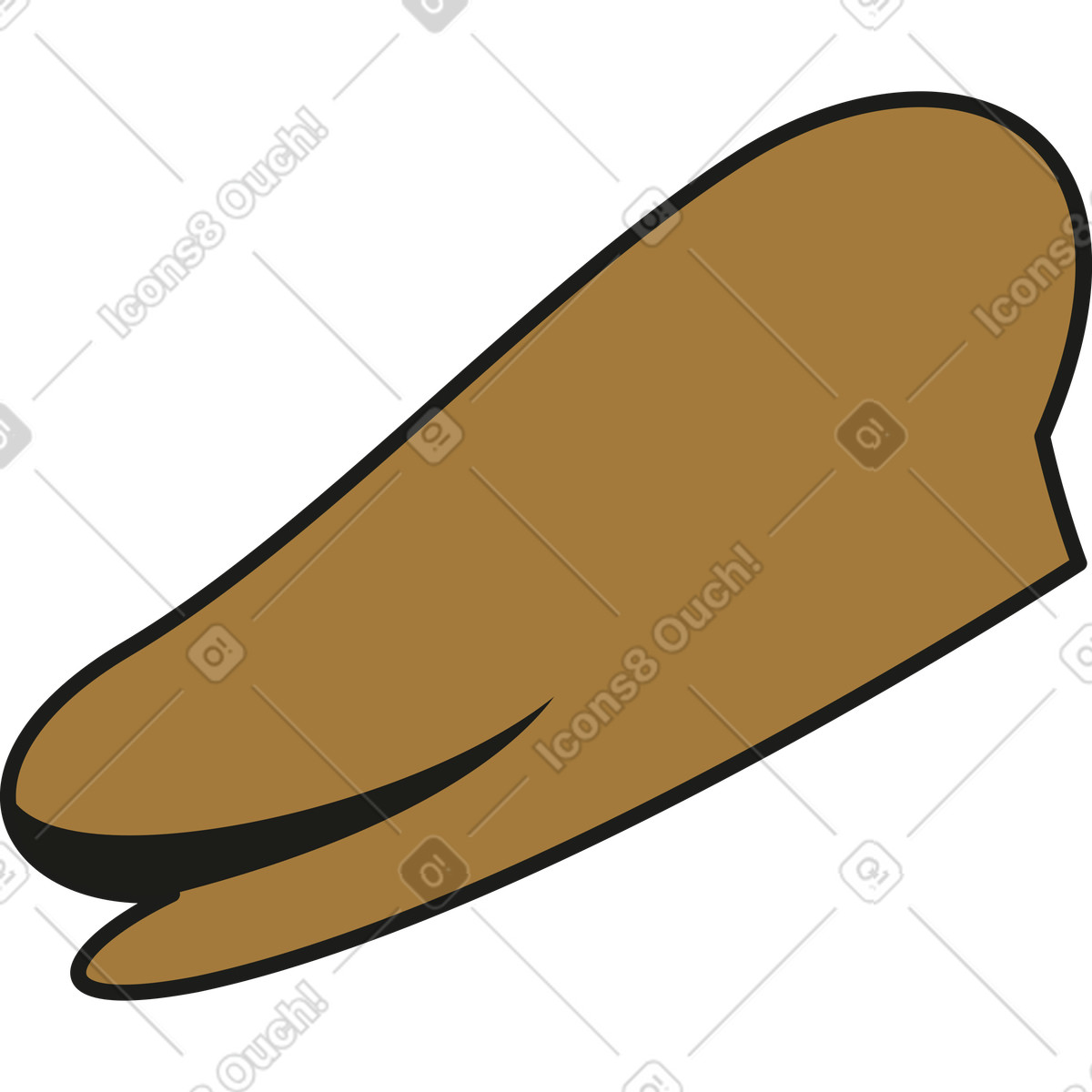 Rubber スタイルの Cap のイラストをPNG、SVG形式でダウンロード