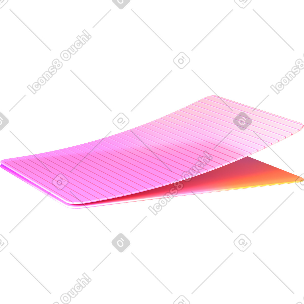 Illustration Cartes plastiques dégradées et texturées dans le style 3D Glassy à télécharger aux formats PNG, SVG