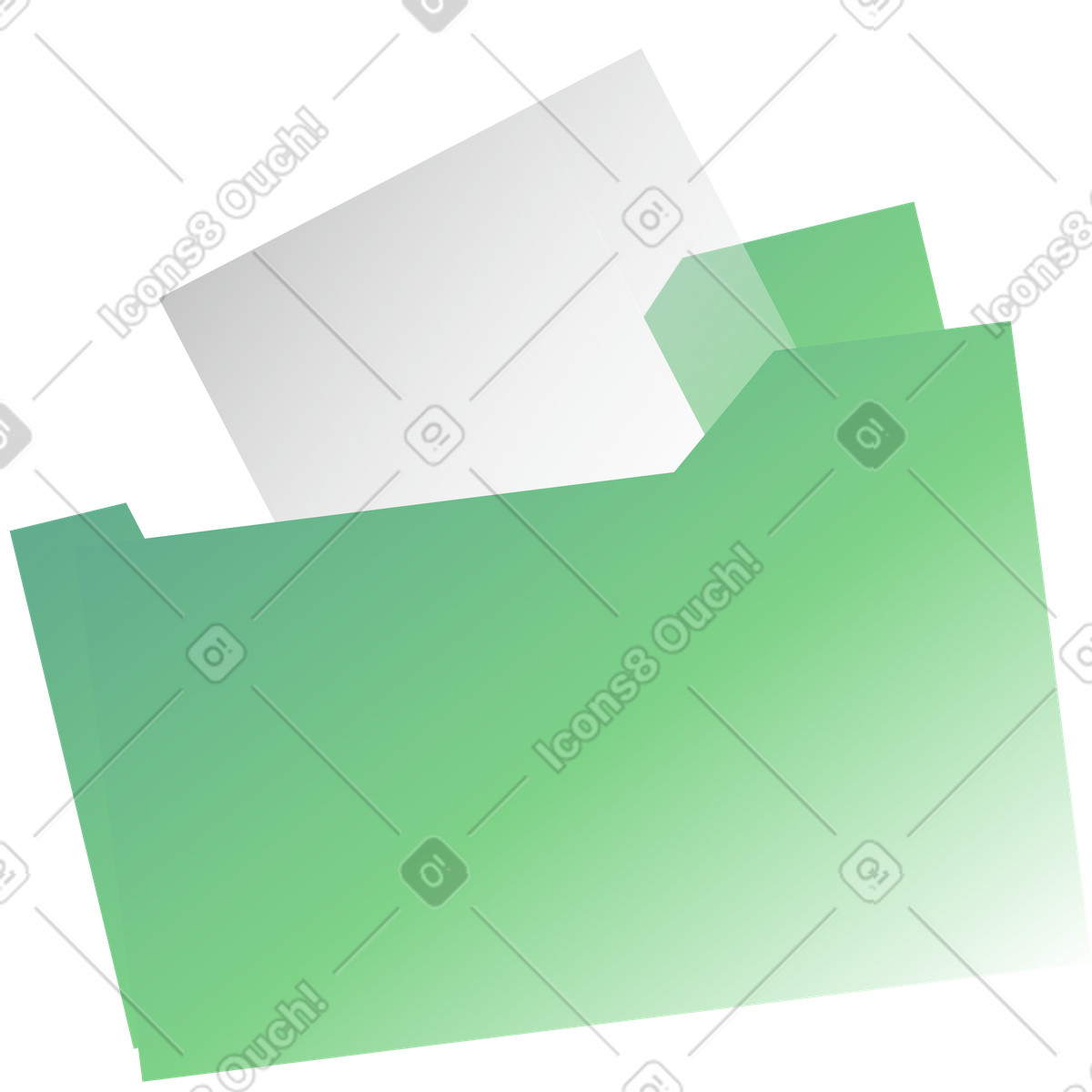Ilustraci&oacute;n Folders with letters en estilo Network a descargar en PNG y SVG