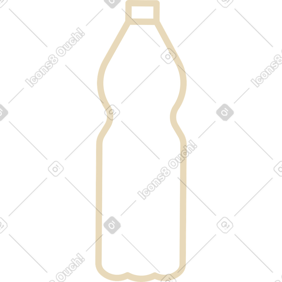 下载 Juicy 风格的 瓶子 插画，支持 PNG、SVG 格式