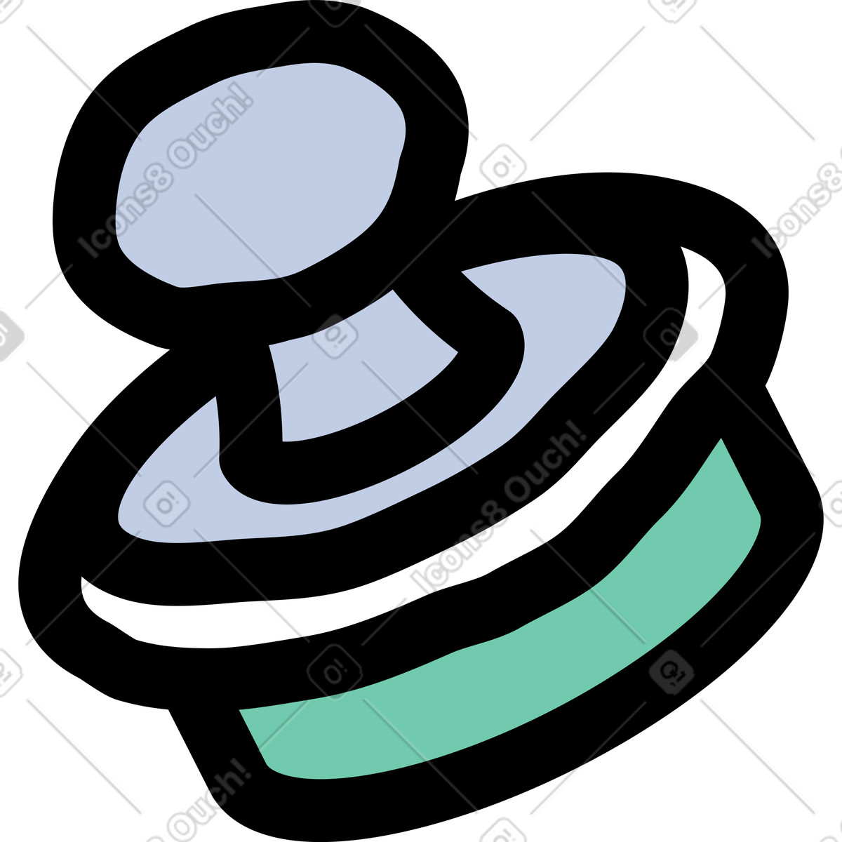 下载 Notes 风格的 邮票 插画，支持 PNG、SVG 格式