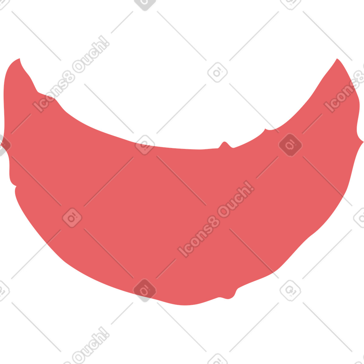 Illustration Red crescent dans le style Flamenco à télécharger aux formats PNG, SVG